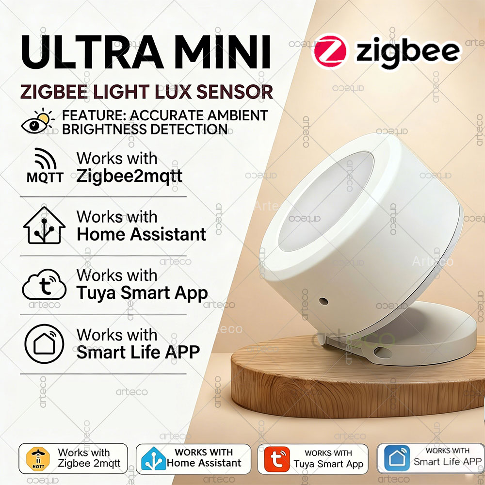 Smart Home Simple - Ultra Mini Zigbee Light Sensor illuminance