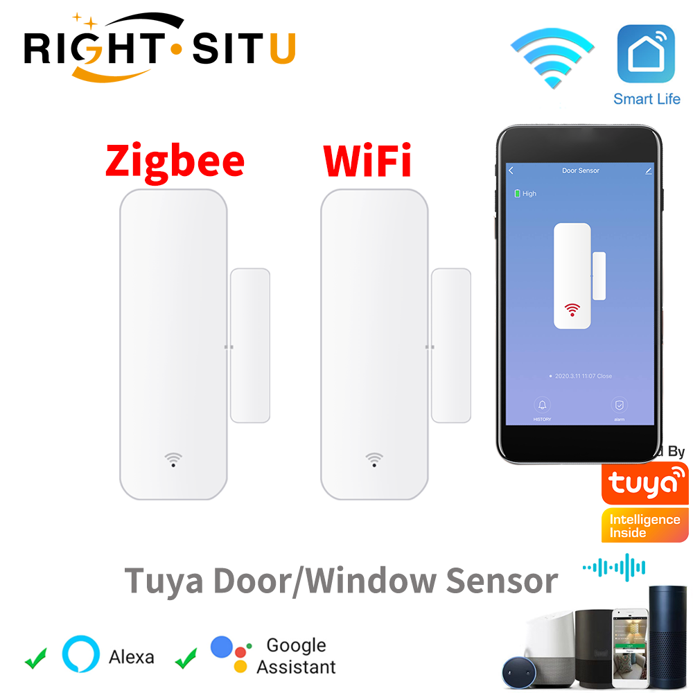 Smart Home Alexa - Tuya WiFi Zigbee Door Window Sensor