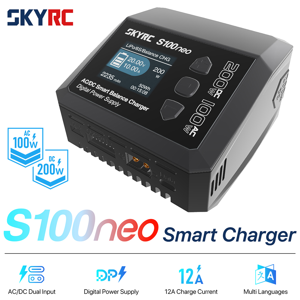 Smart Home Ac - SkyRC S100neo Balance Charger AC/DC 12A