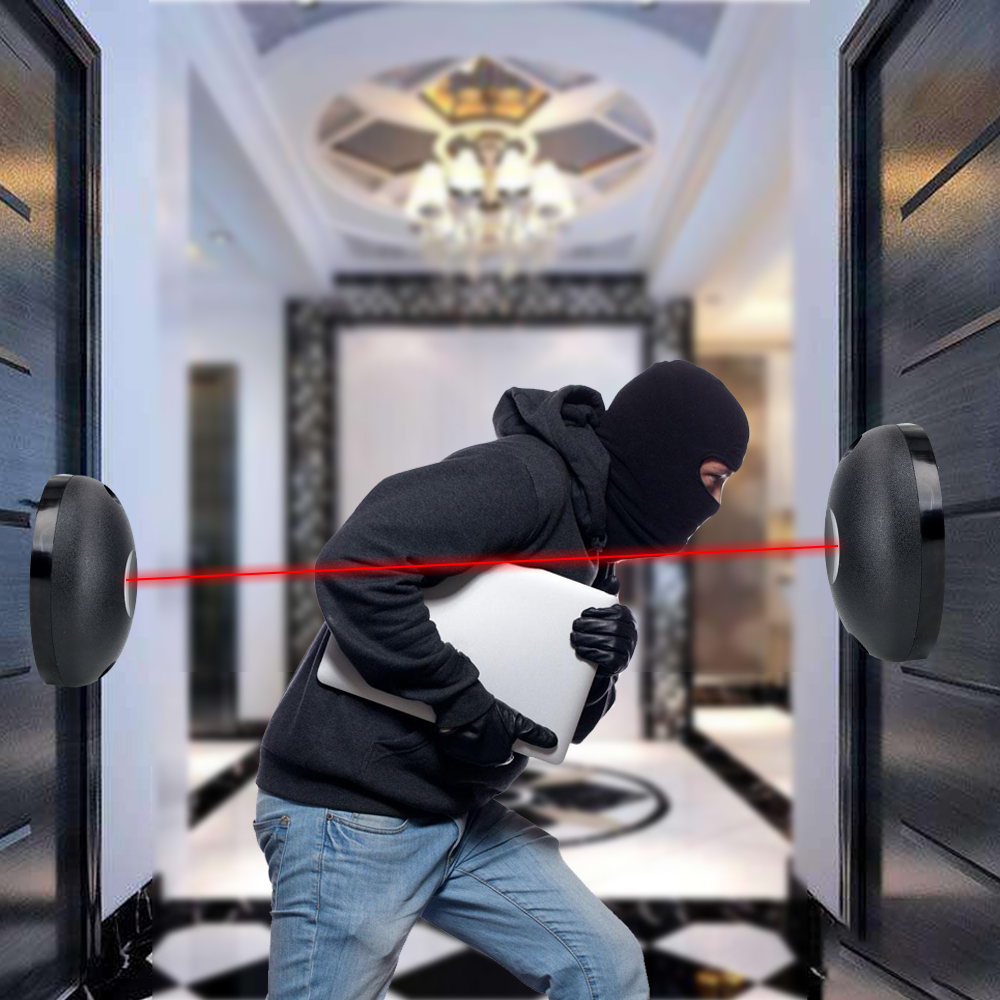 Door Window Sensor - Against Hacking System Single Beam Infrared