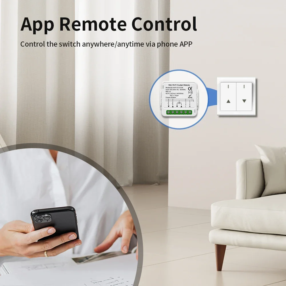 TNCE Tuya Switch Light Curtain - Smart Home Z Wave recension och pris