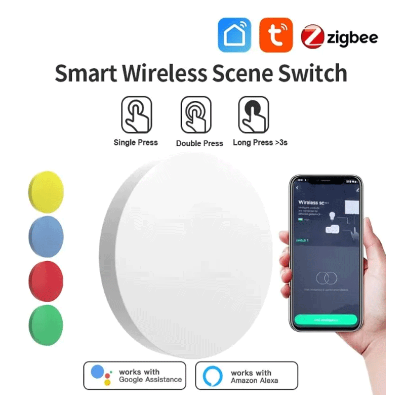 Tuya ZigBee Smart Wireless But - Smart Home Alexa recension och pris