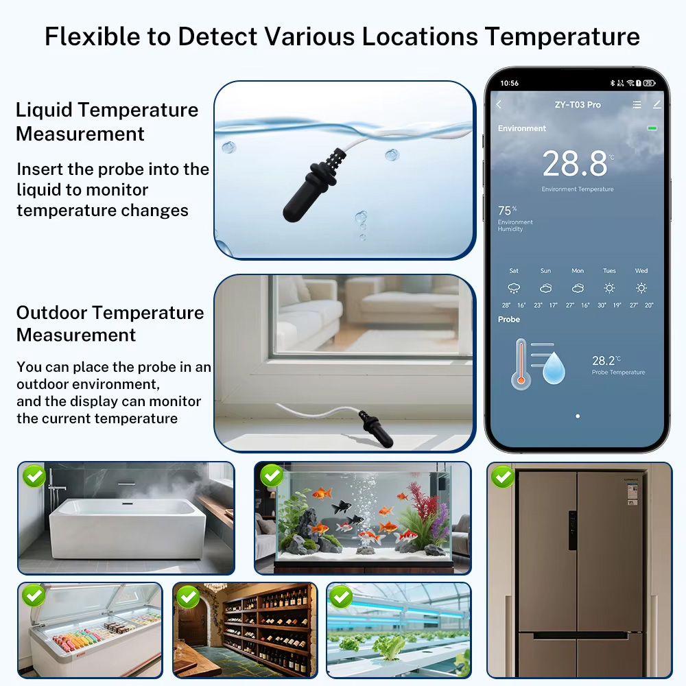 External Waterproof Probe Temp - Smart Home Alexa recension och pris