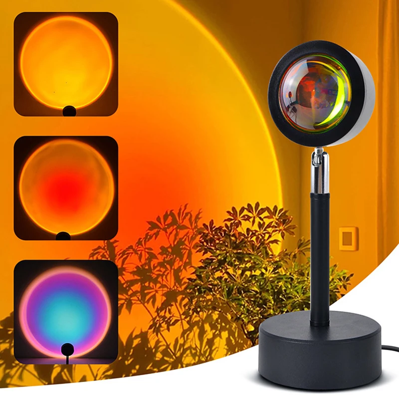 Smart LED Sunset Lamp Colorful - Smart Home Matter recension och pris
