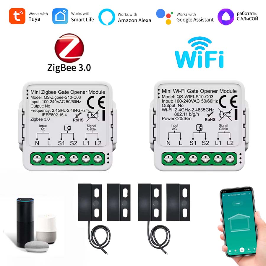Tuya WIFI/zigbee 3.0 Smart Gar - Smart Home Z Wave recension och pris