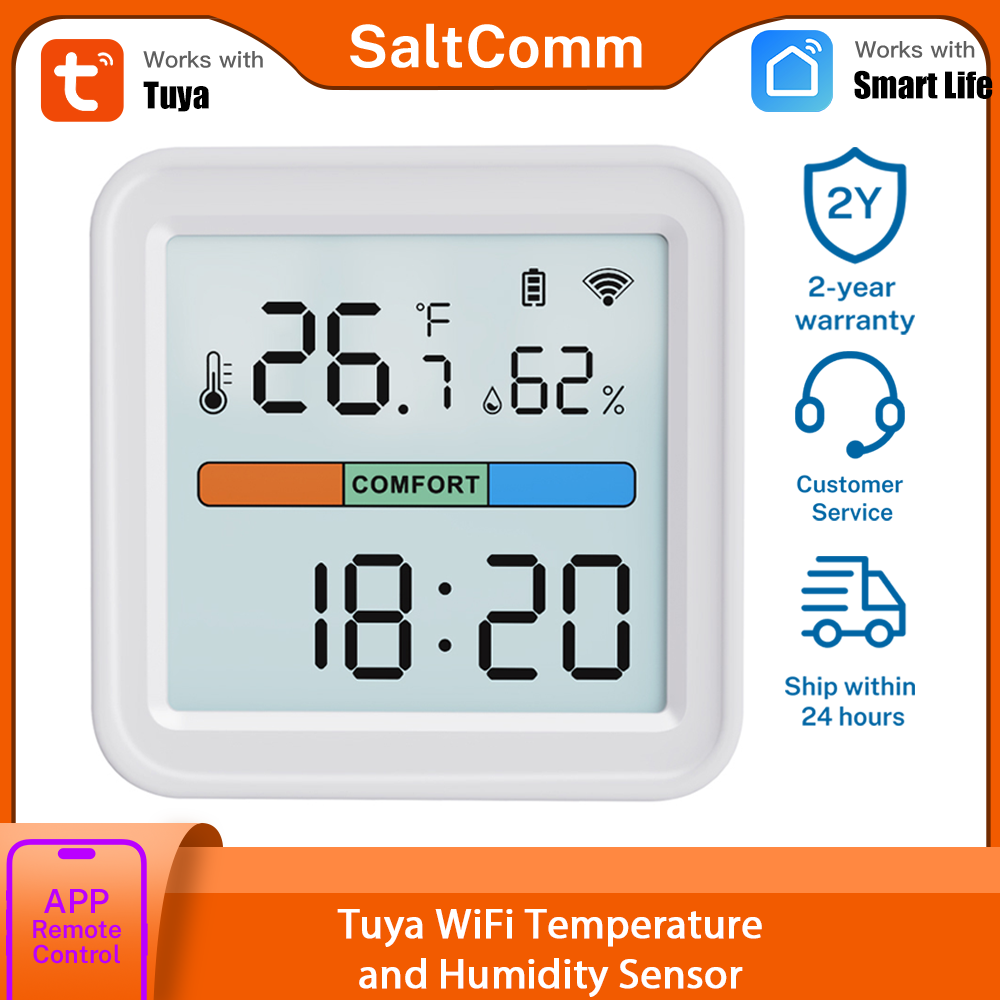 Tuya New WiFi Temperature Humi - Smart Home Alexa recension och pris