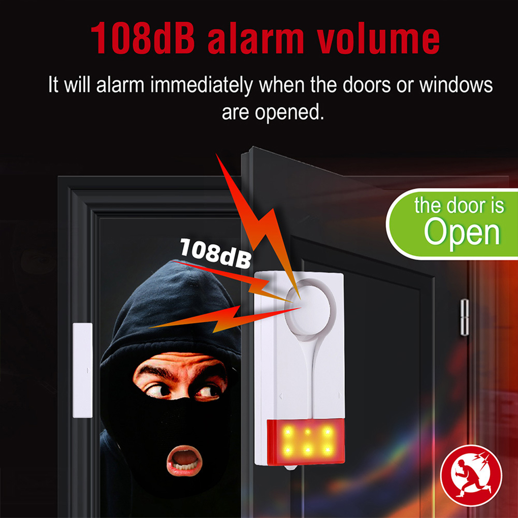 Anti-Theft Alarm 110db Loud Do - Door Window Sensor recension och pris