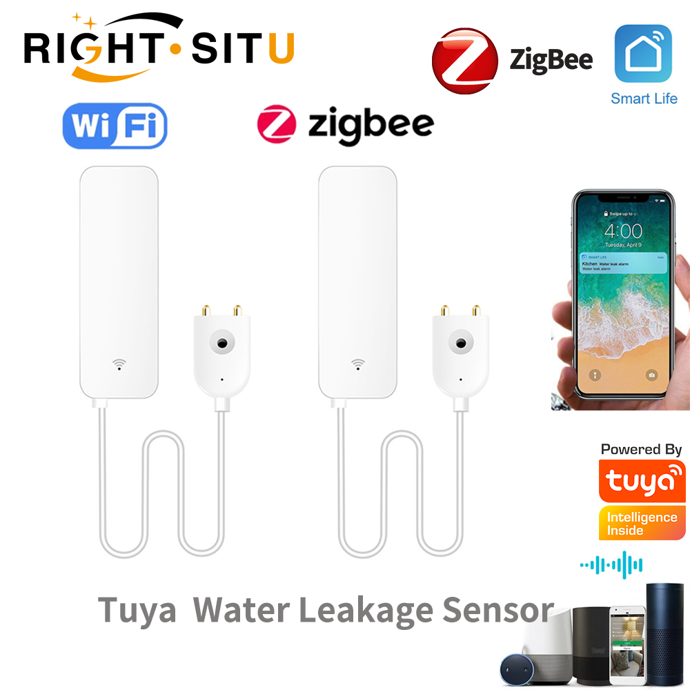 Tuya WiFi Water Leak Sensor, W - Wifi Water Leak Detector recension och pris
