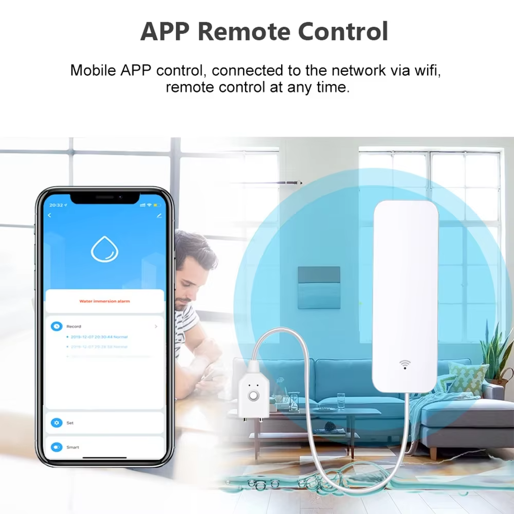 ZigBee WiFi Water Leak Sensor  - Wifi Water Leak Detector recension och pris