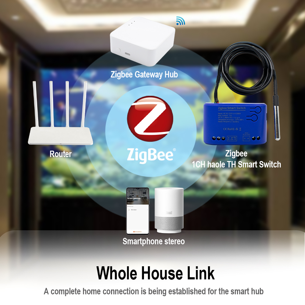Zigbee Temperature Smart Switc - Smart Home Z Wave recension och pris