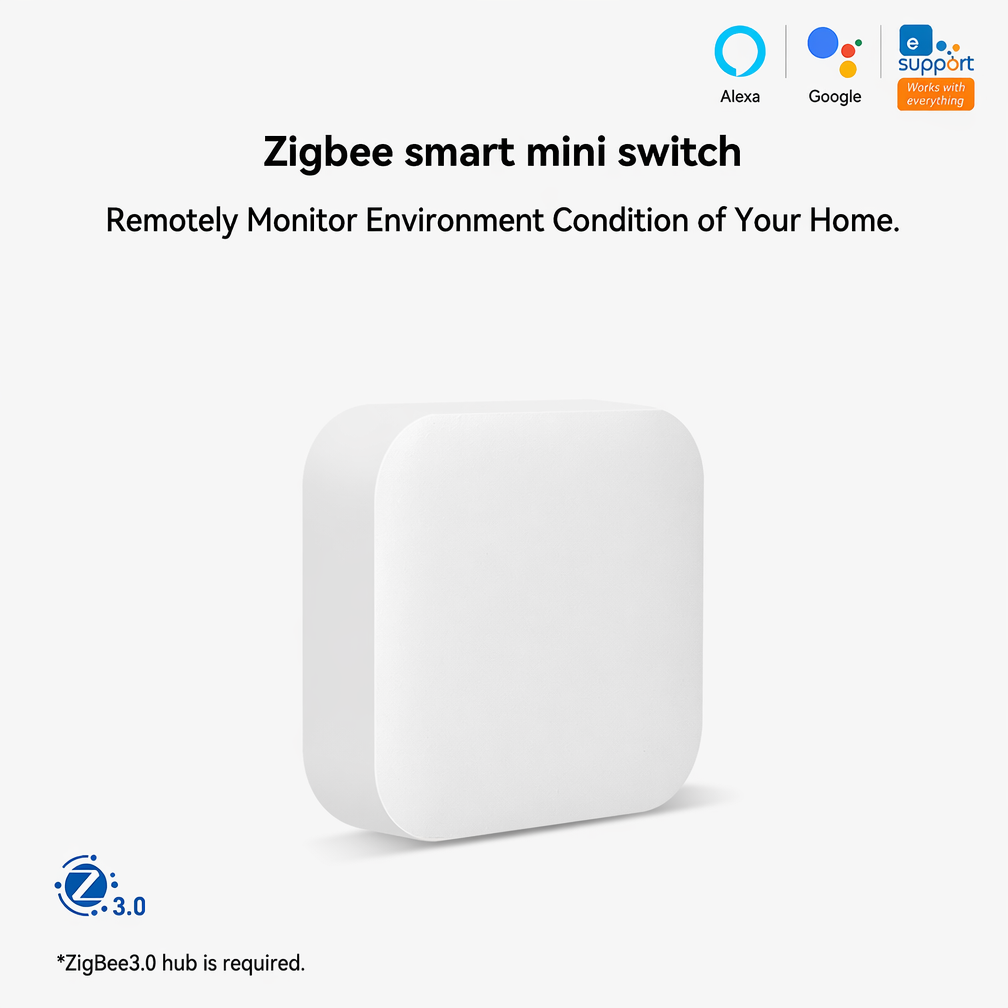Mini Wireless Switch ZigBee Em - Smart Home Z Wave recension och pris