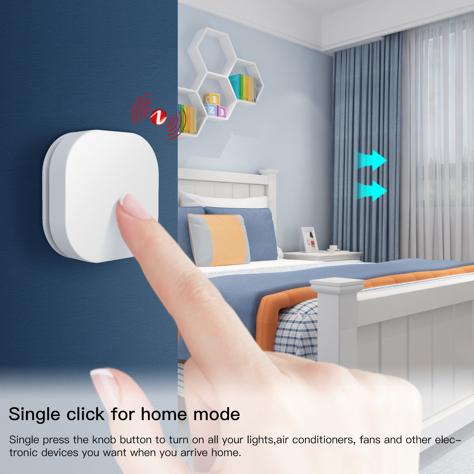 Mini Wireless Switch ZigBee Em - Smart Home Z Wave recension och pris