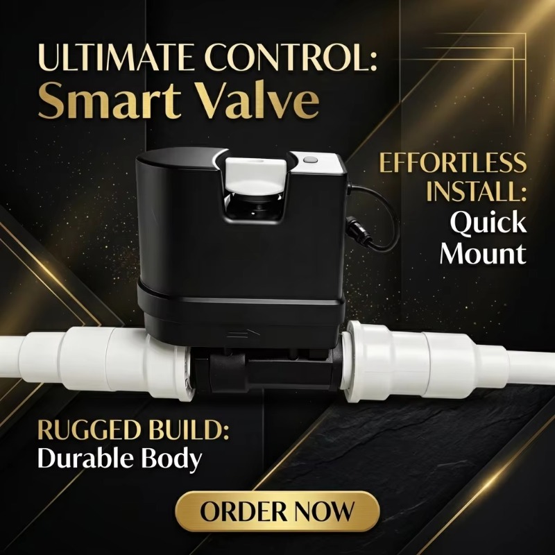WiFi Smart Water Valve With Fl - Wifi Water Leak Detector recension och pris