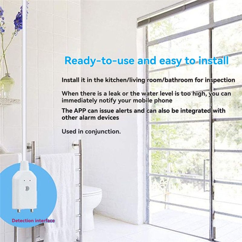 [NEW A09R!】 Tuya Wifi Smart Wa - Wifi Water Leak Detector recension och pris