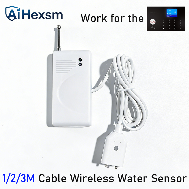 1/2/3meter Wireless 433MHz Wat - Wifi Water Leak Detector recension och pris