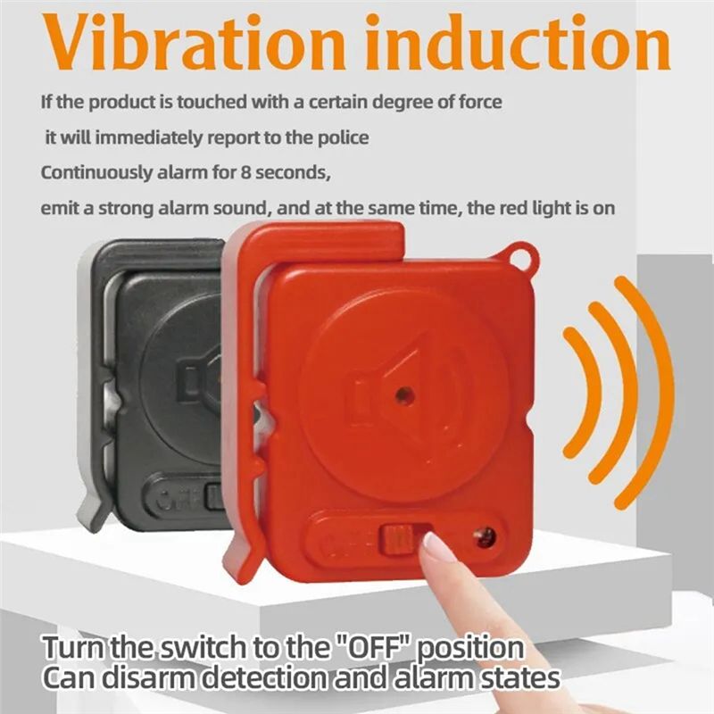 FULL-Vibration Alarm Sensors 1 - Door Window Sensor recension och pris