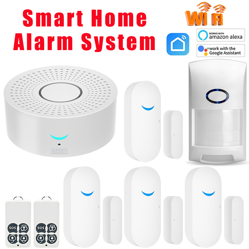 433MHz Smart Home Tuya WiFi Do - Door Window Sensor recension och pris