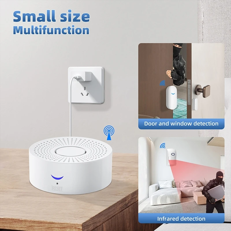 433MHz Smart Home Tuya WiFi Do - Door Window Sensor recension och pris