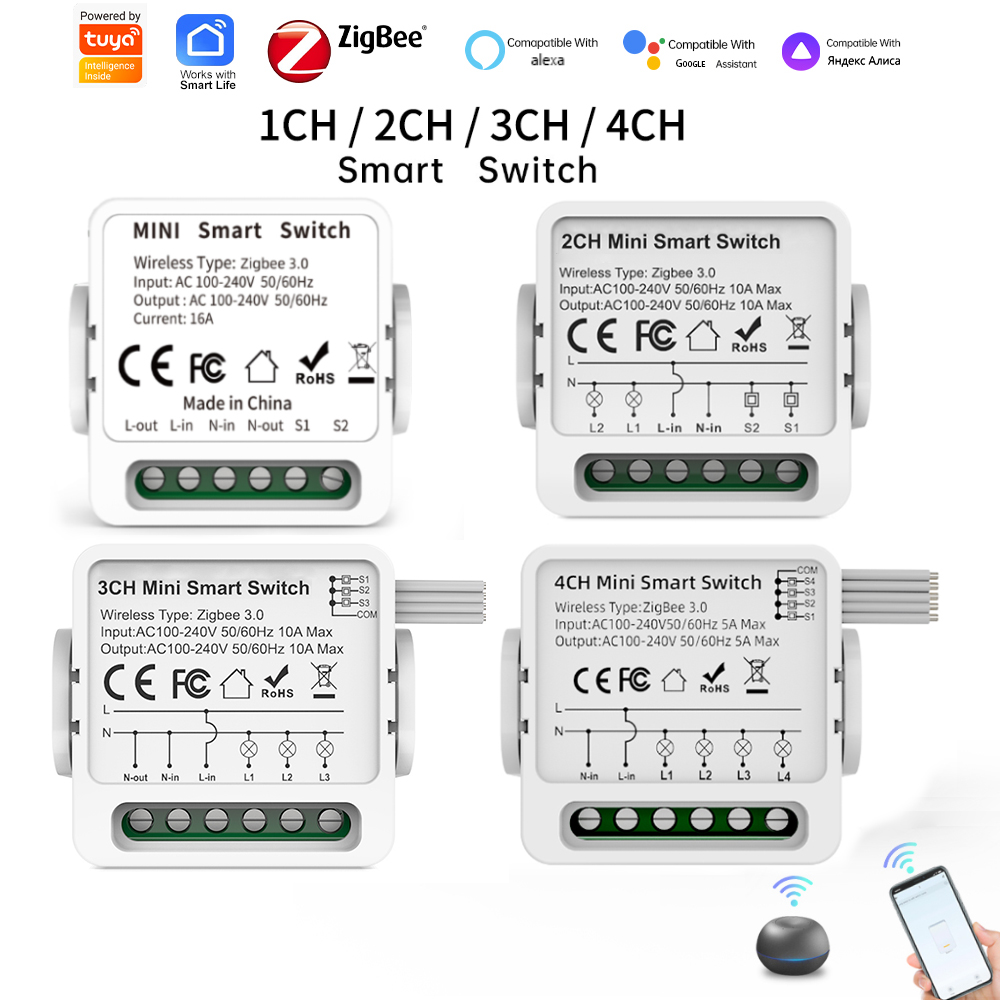 Tuya Zigbee 3.0 Smart Switch 1 - Smart Home Alexa recension och pris