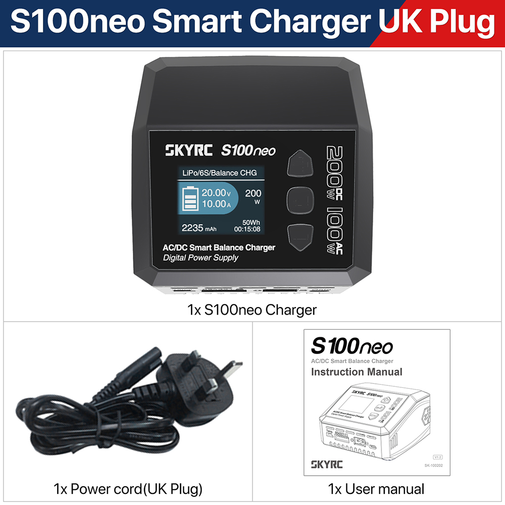 SkyRC S100neo Balance Charger  - Smart Home Ac recension och pris