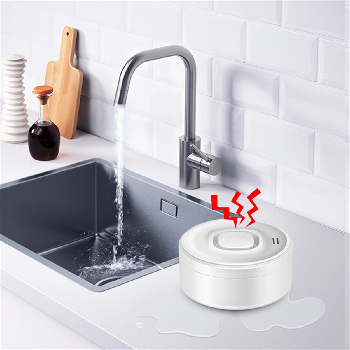 DT81 Smart WIFI Water Leak Det - Wifi Water Leak Detector recension och pris