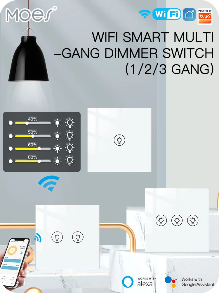 Moes Tuya Multi-Gang Smart Lig - Smart Home Z Wave recension och pris