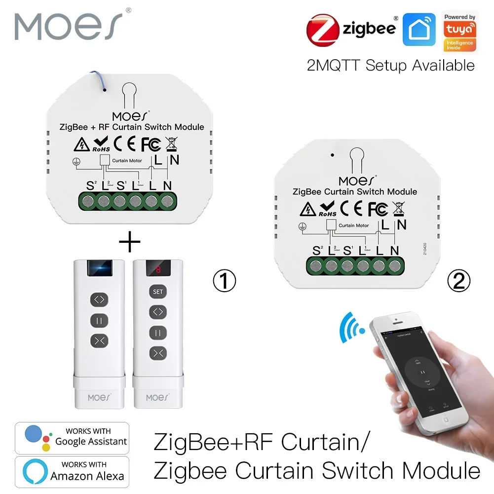 MOES ZigBee 3.0 Smart Curtain  - Smart Home Z Wave recension och pris