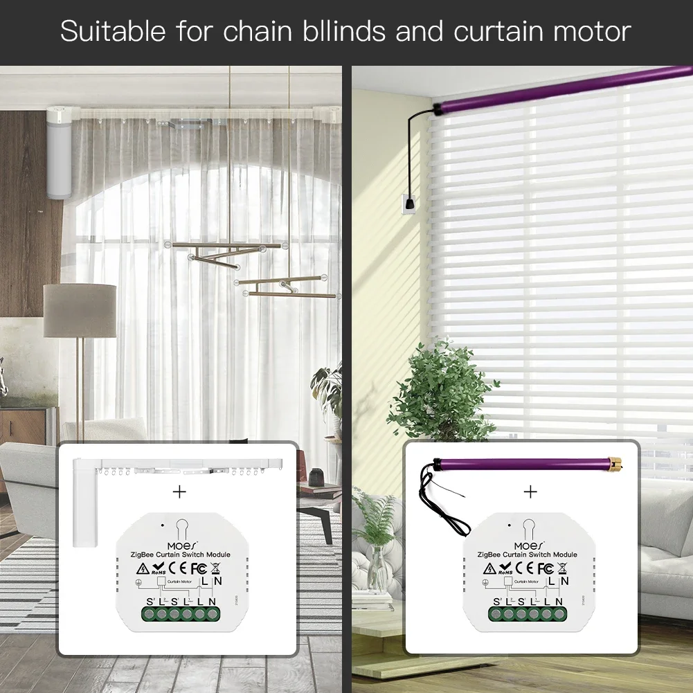 MOES ZigBee 3.0 Smart Curtain  - Smart Home Z Wave recension och pris