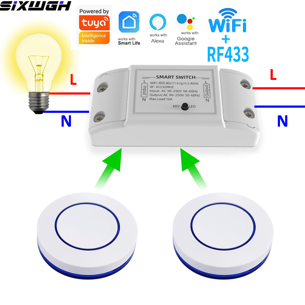 16A WiFi Tuya Smart Switch Wir - Smart Home Alexa recension och pris