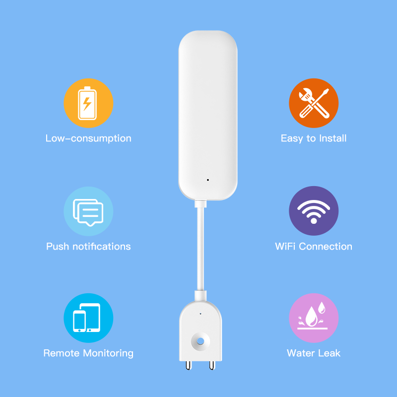 Tuya WiFi ZigBee Water Sensor  - Wifi Water Leak Detector recension och pris