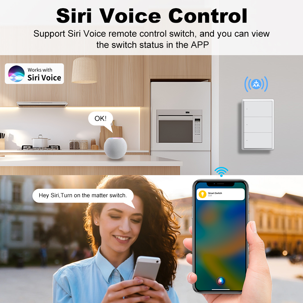 MANHOT Homekit WiFi Smart Swit - Smart Home Alexa recension och pris