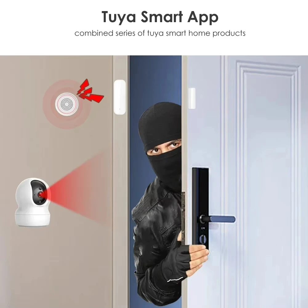 Tuya Zigbee/WiFi Magnetic Door - Door Window Sensor recension och pris