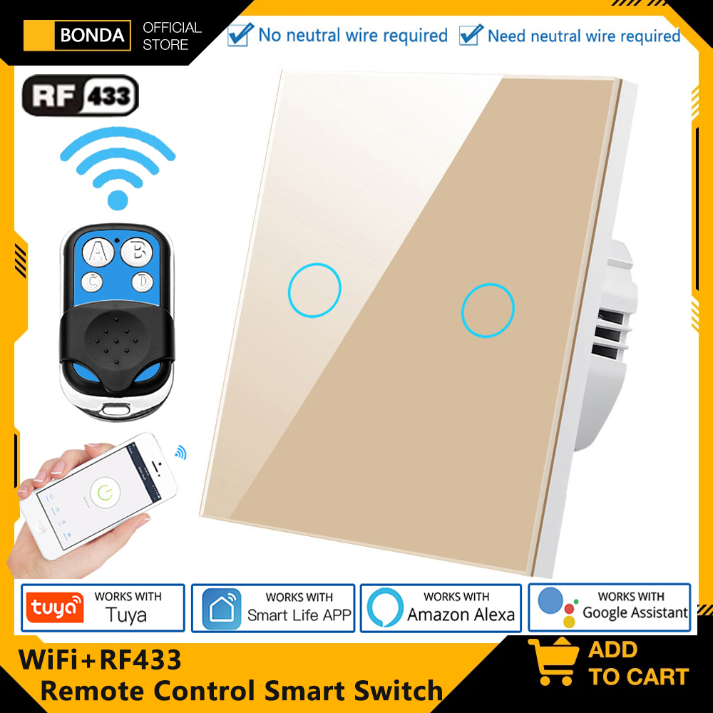 Tuya EU WiFi+RF433 Smart Remot - Smart Home Alexa recension och pris