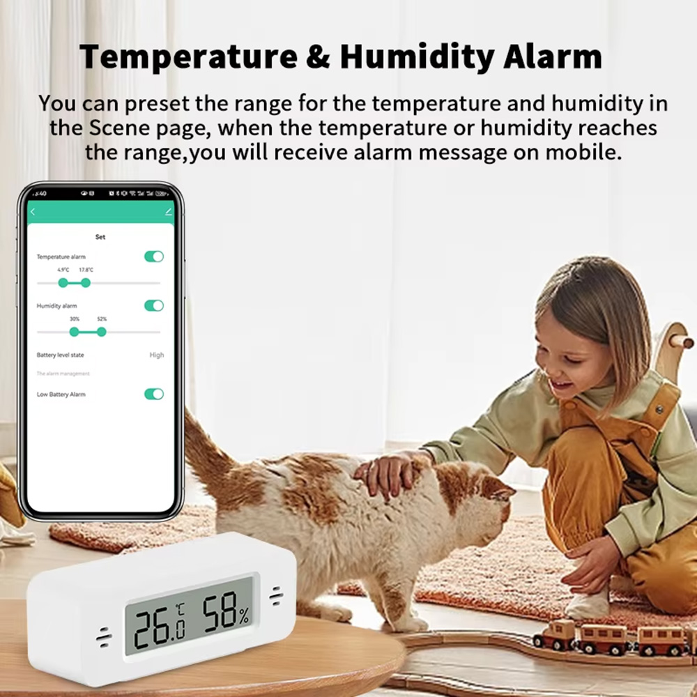 Tuya Zigbee WiFi Mini Temp & H - Smart Home Simple recension och pris