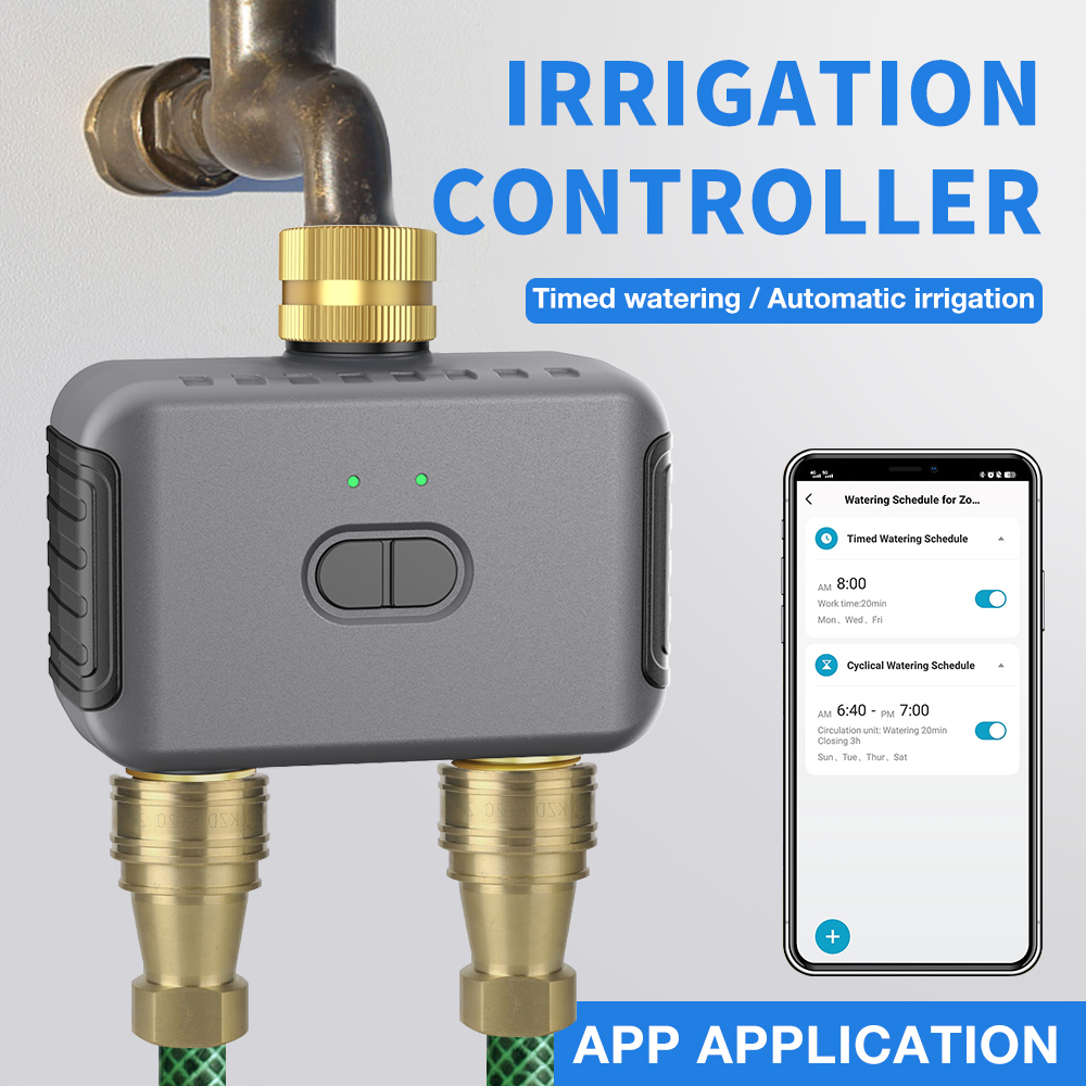 Tuya 2 Zone Watering Timer Gar - Smart Home Alexa recension och pris